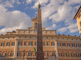 Naklejka premium Roma, palazzo Montecitorio (part.)