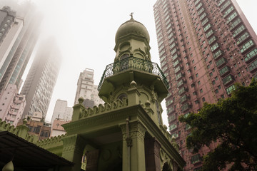 Fototapeta na wymiar Jamia Mosque in Hong Kong