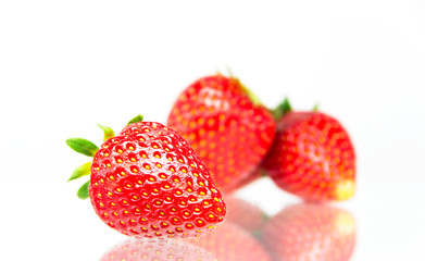 strawberry  Isolated on a white background.