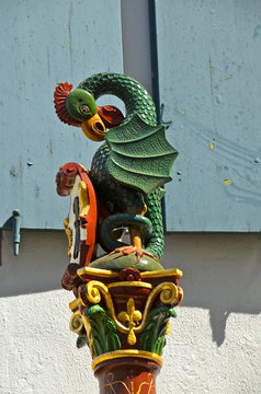 Basilisk - symbol of Basel, Switzerland