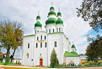 Fototapeta na wymiar Dormition (Uspensky) Cathedral of Eletsky Women's monastery in C