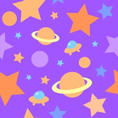 Pattern stars Vector illustration