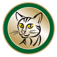 Symbol Cat Medal