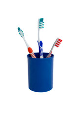 Three toothbrushes