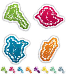 Simple Country Icons