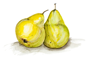 Yellow  big pears