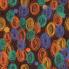 Motley  seamless pattern