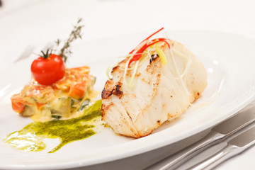 fish with vegetables