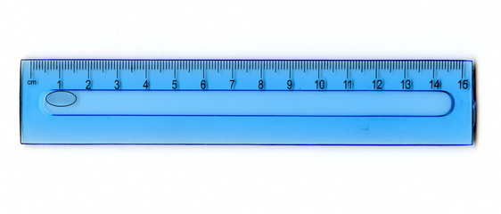 Blue ruler