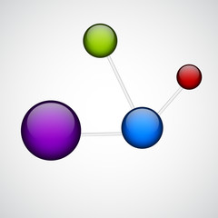 Molecule background