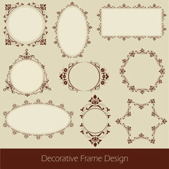 Vintage frame set