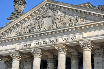 Obraz premium Reichstag in Berlin