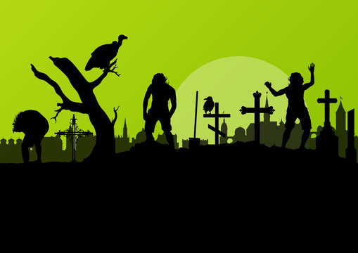 Halloween background vector for poster