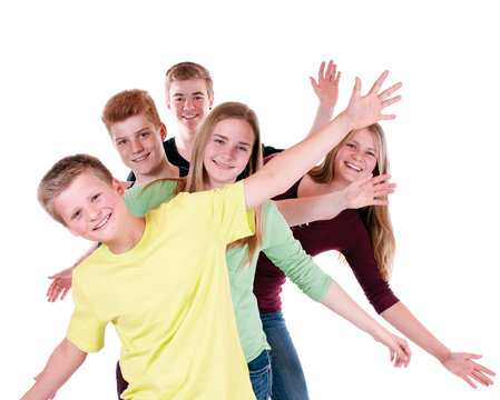 Gruppe Jugendliche