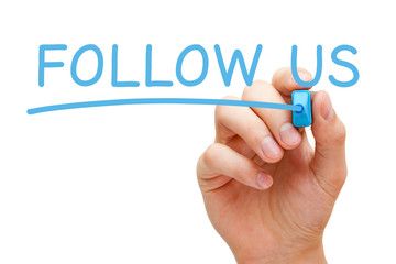 Follow Us Concept