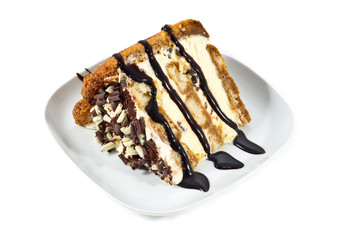 slice of italian dessert 