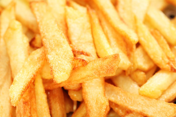fried potato slices, potato chips