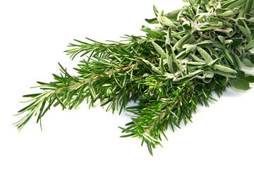 sage and rosemary