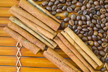 coffee and cinnamon