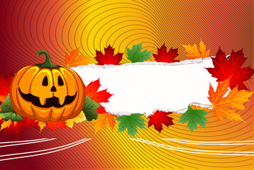 halloween background colorful pumpkin