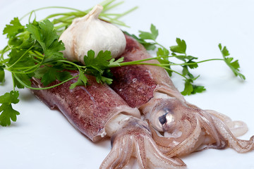 calamari con aglio e prezzemolo