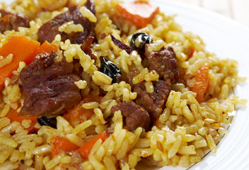 Traditional oriental pilaf