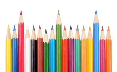 The colored pencils
