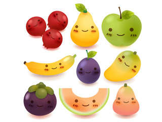 Fruit and vegetable Collection Vector File EPS10