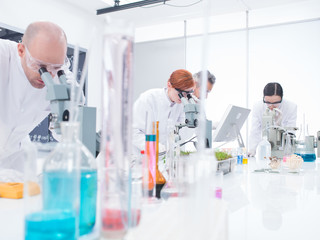 people working in chemistry lab