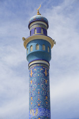 Fototapeta na wymiar Mutrah minaret