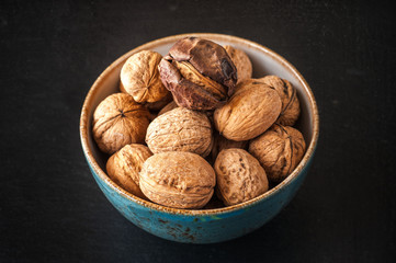 Bowl of walnuts