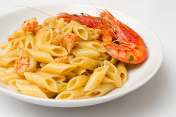 Penne ai gamberi