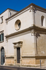 Fototapeta na wymiar Church of St. Eisabetta. Lecce. Puglia. Italy.