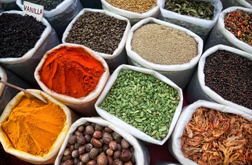 Fotobehang Indian colored spices © pikoso.kz