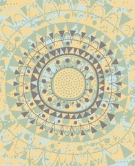 Grunge floral background