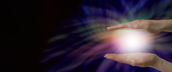 Energy healer's website header