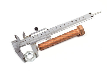 Tool on the white background