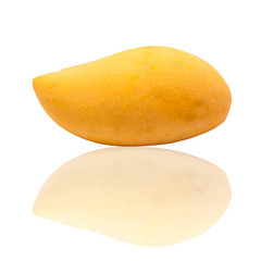 fresh mango on white background