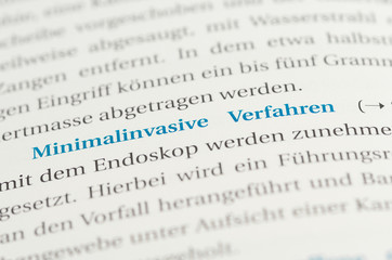 Minimalinvasive Verfahren Beschreibung