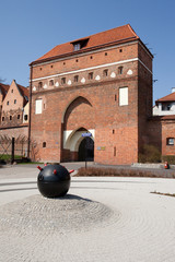 Gateway Holy Spirit -monument in Torun, Poland - obrazy, fototapety, plakaty