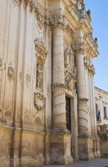 Basilica Church of St. Giovanni Battista. Lecce. Puglia. Italy.
