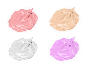 Fototapeta premium smear paint or cream