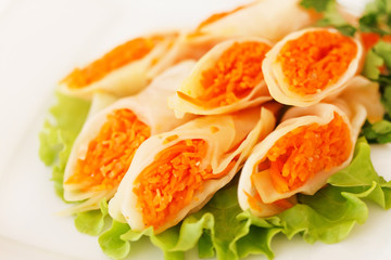 appetizer with carrot