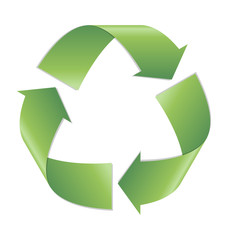 Fototapeta premium Green Recycle Symbol