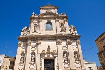 Church of the Alcantarines. Lecce. Puglia. Italy.