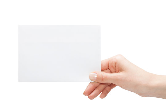 empty business card