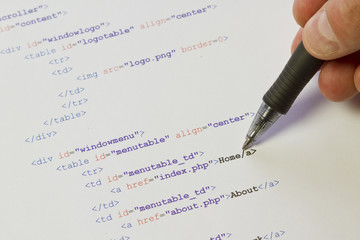 Pointing on HTML Code