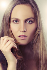 Fototapeta premium Young Beautiful Woman