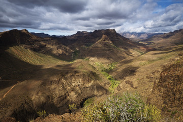 Dramatic Vulcan Landscape