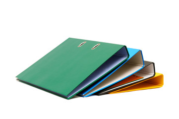 loose-leaf binder isolated on white background